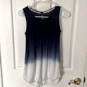 Great Condition! Summer Boho Hoppie Biker Chick Tank Dip Dye Tie Dye Size XS